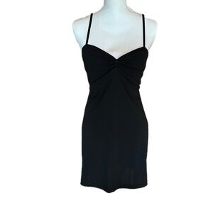 City Triangles Mini Dress Vintage Y2k 90s Little Black Dress Going out Cocktail‎